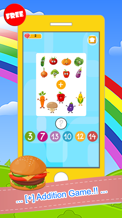 Counting Addition And Subtraction Games For Kids 1.0 IOS -