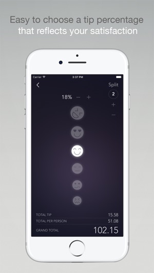 Satipsfy - Fun & Easy Tip Calculator(圖2)-速報App
