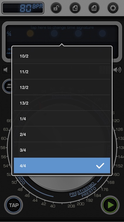 Metronome 9 - Tempo & Setlists