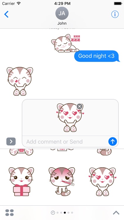 Cat Cute - Animated Sticker