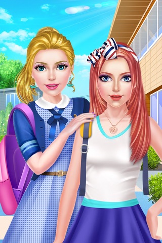 High School Girls Beauty Salon - Spa, Makeup & Fashion Dressup Games screenshot 2
