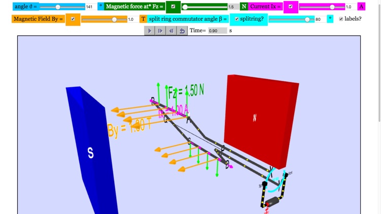 DC Motor 3D Simulator screenshot-3