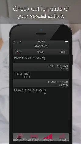 Game screenshot SLog - Sex Activity Tracker apk