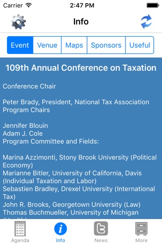 NTA 2016 Annual Conference screenshot 2