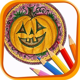 Helloween Mandala Coloring Book