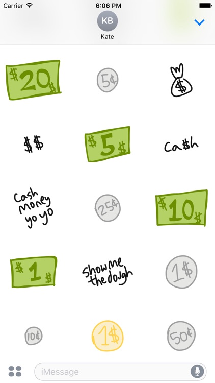 Money stickers for iMessage - photo emoji tycoon screenshot-3