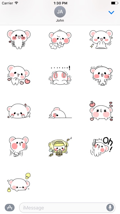 Cute Bear Love Life Sticker