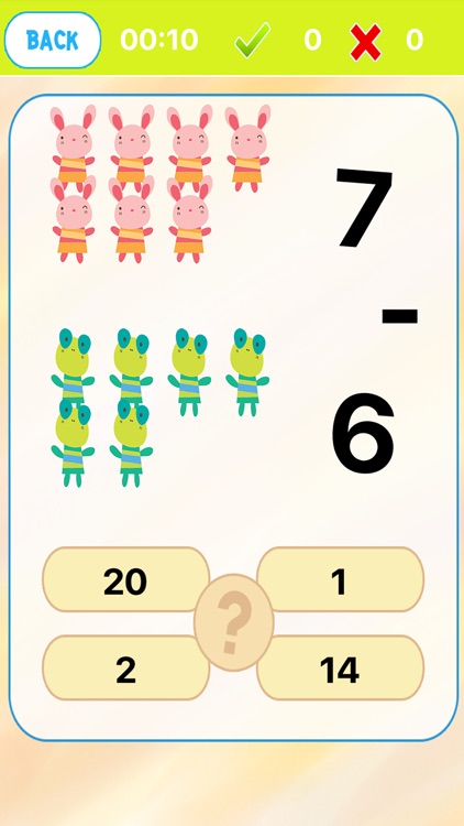 Preschool Math Kids Learning Rabbit Version