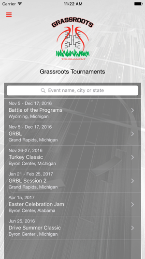 Grassroots Tournaments