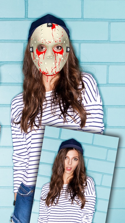 Cut paste Halloween photo editor with Stickers