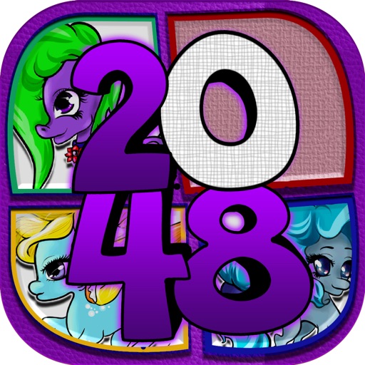 2048 UNDO Number Puzzle Game "for My Monster Pony"