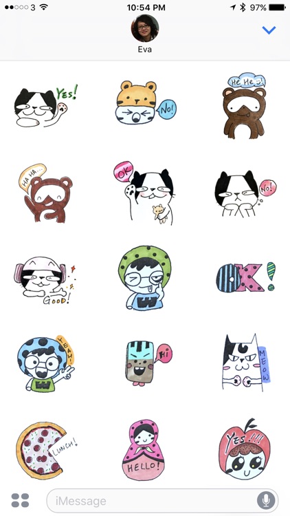 Doodle Funny Stickers