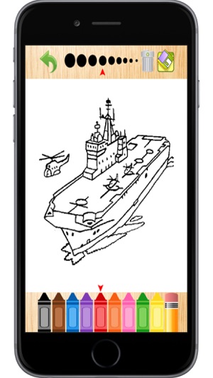 Cartoon Vehicles Kids Coloring Books Games(圖2)-速報App