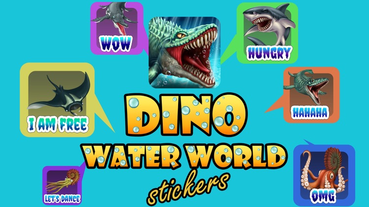 Dino Water World Stickers