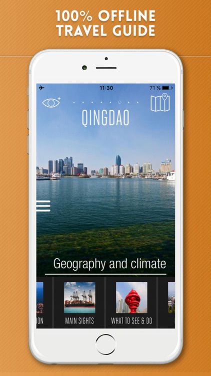 Qingdao Travel Guide with Offline City Street Map
