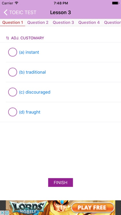 TOEIC Test - Vocabulary screenshot-3