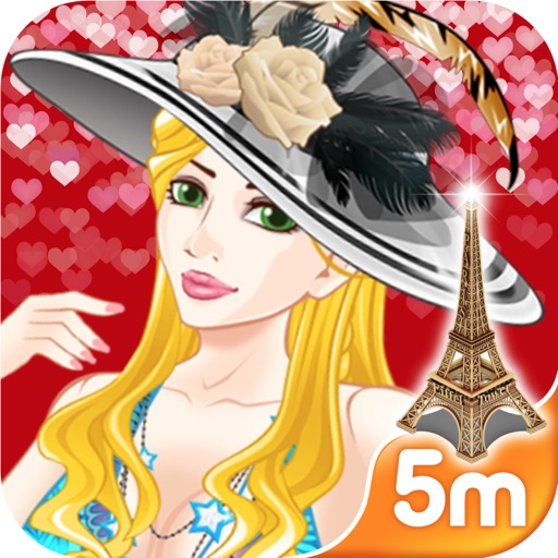 Romance in Paris: Girl city game iOS App