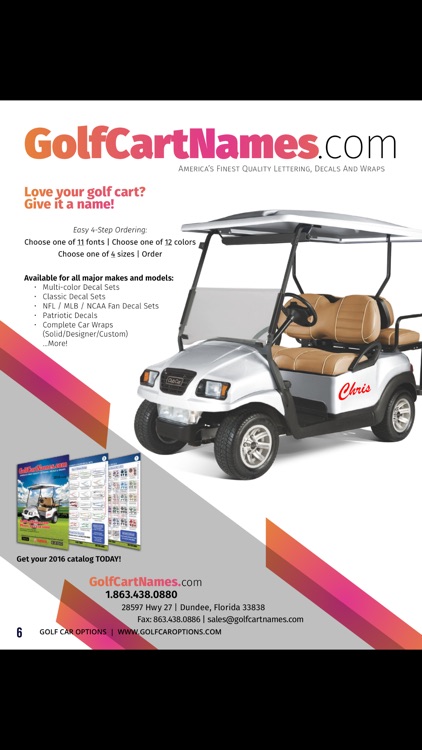 Golf Car Options