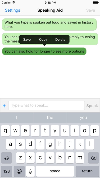 Speaking Aid 2