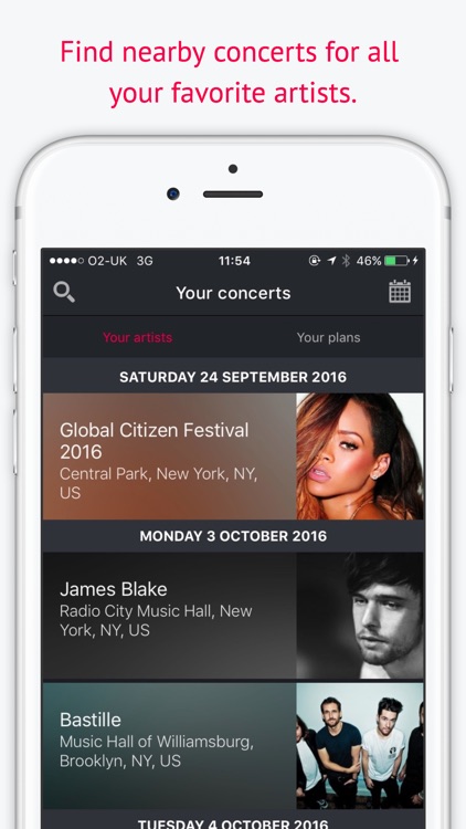 Songkick Concerts screenshot-0