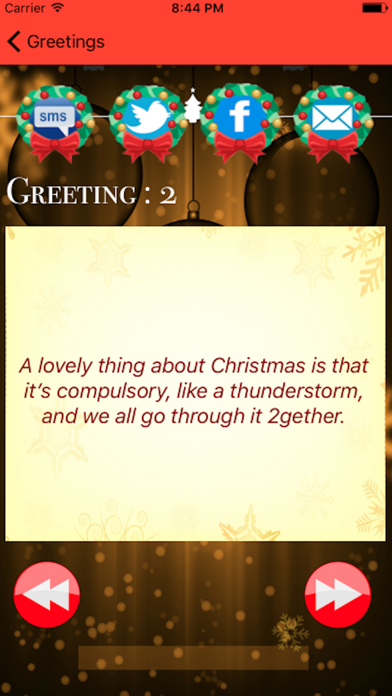 How to cancel & delete X'mas Greetings, Quotes & Wishes - Merry Christmas from iphone & ipad 2