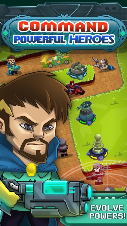 Strange Super-Hero Squad– Tower Defence Games Free