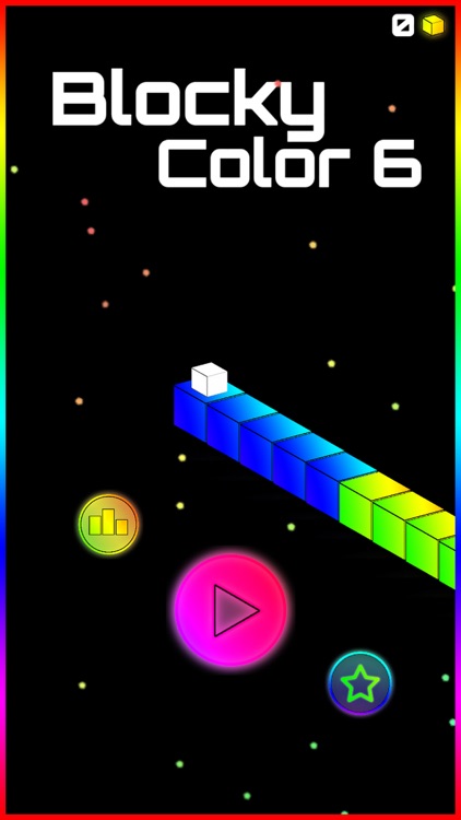 BLOCKY COLOR 6 - Cube Run Isometric Game