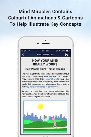 Mind Miracles- Mental Peace & Zen Health Coach App screenshot 3