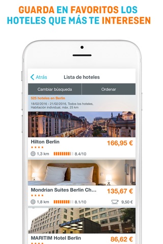 HOTEL DE – Hotelbuchung screenshot 2
