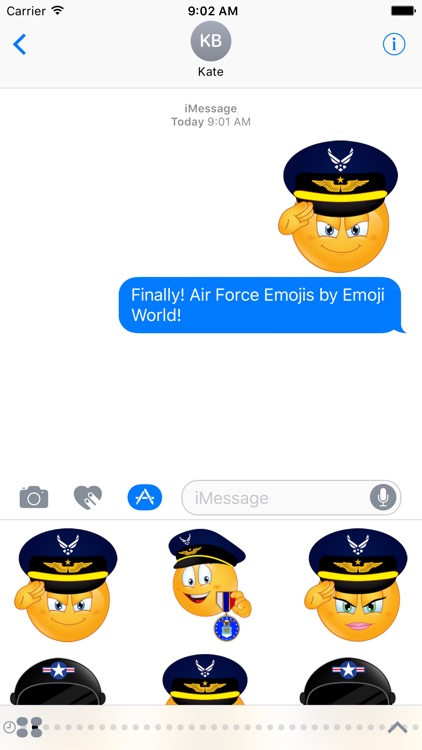 Air Force Emoji Stickers screenshot-3