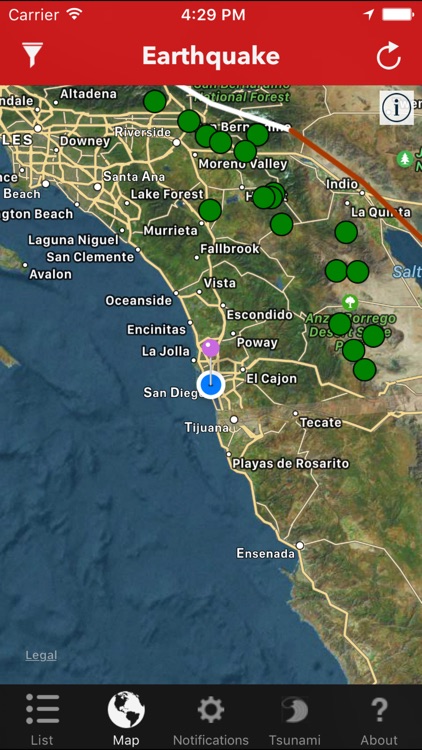 Earthquake Lite - Realtime Tracking App