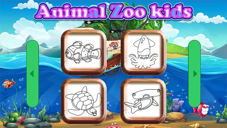 Animals zoo Coloring Preschool - Education drawing