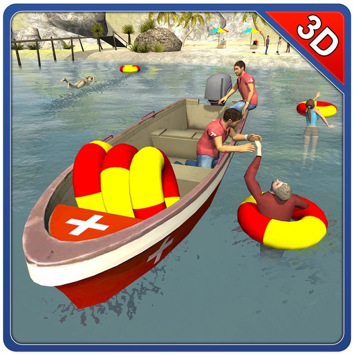 Lifeguard Rescue Boat – Sailing vessel game Icon