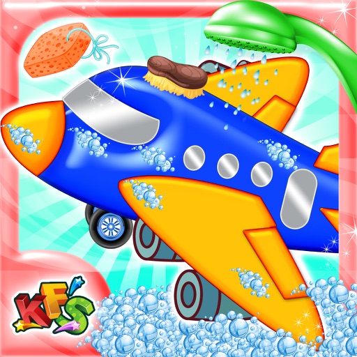 Airplane Wash Salon – Cleanup, design & decorate aeroplane in this washing game icon