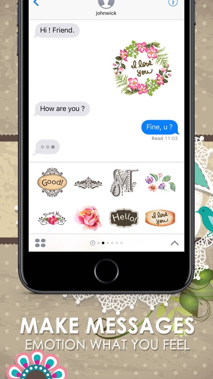 Vintage Emoji Stickers Keyboard Themes ChatStick