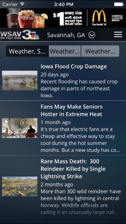 WSAV STORM TEAM 3 WEATHER NETWORK APP screenshot-3