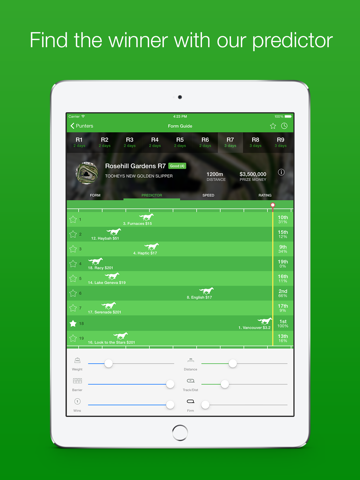 Punters - Horse Racing & Form Guide for iPad screenshot 2
