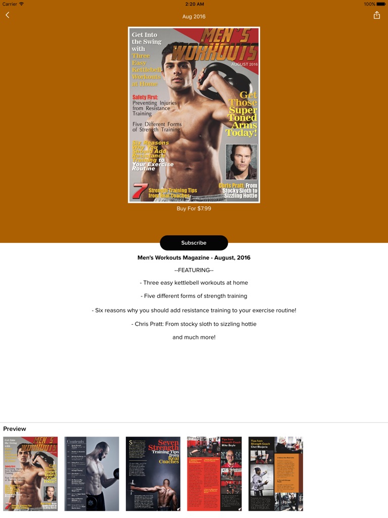 【图】Men’s Workouts Magazine(截图3)