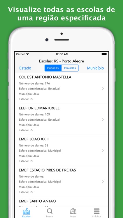 Escolas Brasileiras - Desafio de apps cívicos TCU