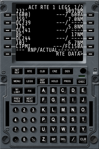 737 CDU - Control Display Unit screenshot 3