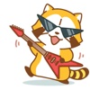 Rascal The Rocker Animated Sticker