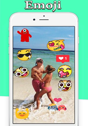 Insta Emoji Live - Add Cool Emoticon Stickers screenshot 2