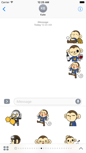 Funny Monkey Stickers(圖3)-速報App