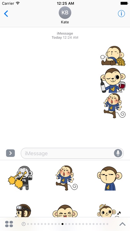 Funny Monkey Stickers