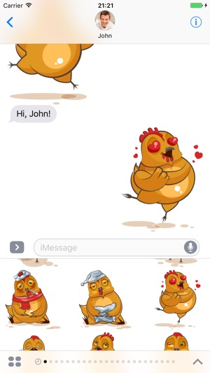 Hen - Stickers for iMessage(圖3)-速報App