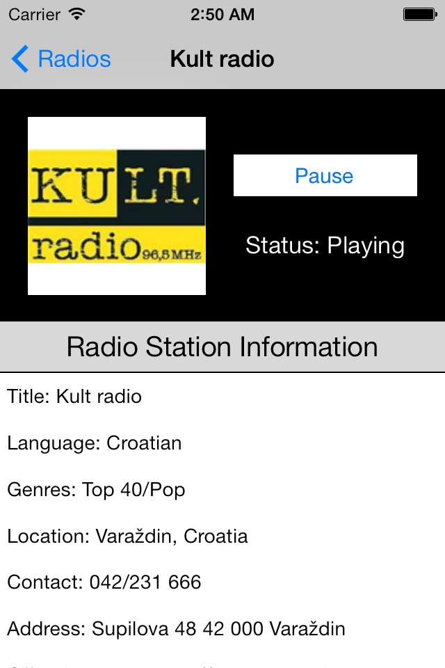 Croatia Radio Live Player (Hrvatska / hrvatski) screenshot 4