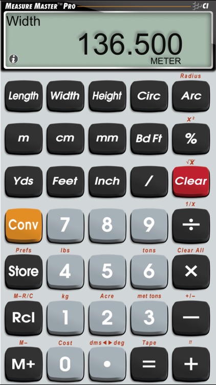 Measure Master Pro Feet Inch Fraction Calculator