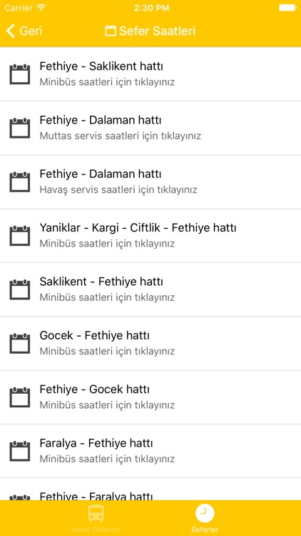 Fethiye Ulaşım