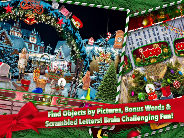 Hidden Objects Christmas Magic Winter Holiday Time