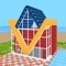 Villa 3D - Move, transform, rotate boxes (from different materials) to create a project